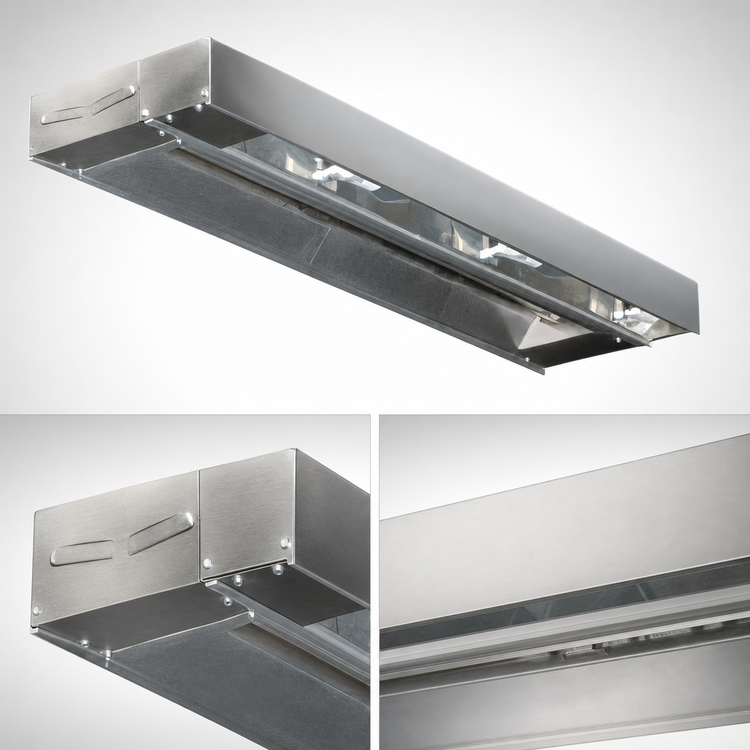 Product image #3 for RedHots 72-Inch Remote High-Watt Unlighted Strip Heat Lamp