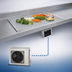 Thumbnail image #3 for Hatco Cold Simulated Stone Built-In Flush Top Remote Refrigerated Shelf, 24 x 24 Inches