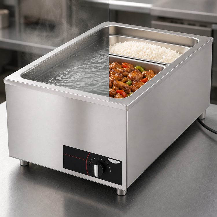 Product image #3 for Vollrath Cayenne Nitro Full-Size Countertop Power Rethermalizer with Stainless Steel Well, 120V