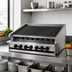Thumbnail image #3 for MagiKitch'n 48-Inch Low Profile Countertop Gas Radiant Charbroiler with Round Rod Grates