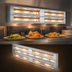 Thumbnail image #3 for Hatco Glo-Ray® 54-Inch Double Lighted Infrared Strip Heater