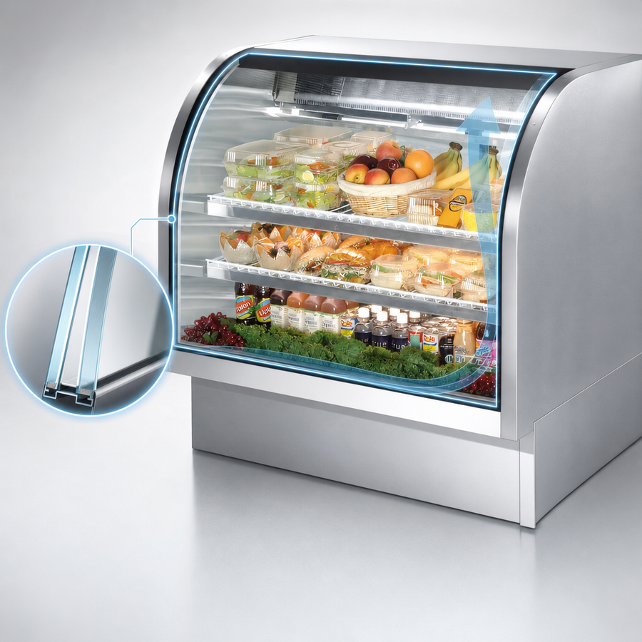 Curved Insulated Front Glass