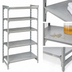 Thumbnail image #4 for Cambro Camshelving Premium 5-Shelf Solid Stationary Polymer Shelving Starter Unit, 18