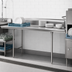 Thumbnail image #3 for Eagle Group Straight Clean Dishtable with 16-Gauge 430 Stainless Steel Top, Left-to-Right Operation, 96 x 30 Inches