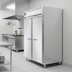 Thumbnail image #2 for Continental Refrigerator D2FESNSS Designer Line Wide Two-Section Shallow Depth Reach-In Freezer