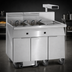 Thumbnail image #3 for Imperial 3-Battery Electric Floor Fryer with Built-In Filter, Dump Station, and Computer Controls, 50 lb. Tanks