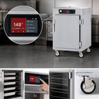 Thumbnail image #3 for Metro C5 C585-SFS-UPFS Controlled Temperature Holding Cabinet, Half-Height Pass-Thru, Solid Doors, 8 Sheet Pan/16 Hotel Pan Capacity