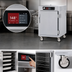 Thumbnail image #3 for Metro C5 8 Series Controlled Temperature Heated Holding Cabinet, Half-Height Pass-Thru, Solid Doors, Universal Wire Slides