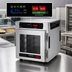 Thumbnail image #4 for Metro HotBlox Narrow 4-Pan Countertop/Stacking Insulated Holding Cabinet with Digital Touchscreen and Clear Door