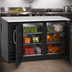 Thumbnail image #3 for 48-Inch Two-Section Food-Rated Solid Door Back Bar Refrigerator with Stainless Steel Top