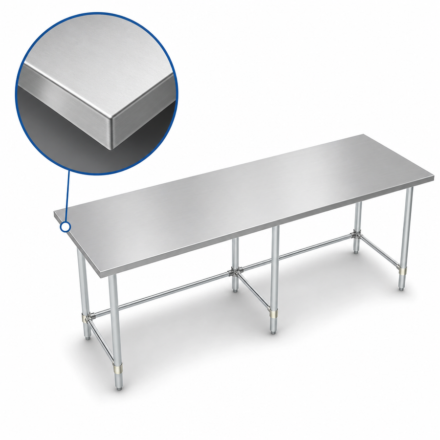 18/400 Stainless Steel Reinforced Top