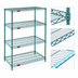 Thumbnail image #3 for EagleGard 4-Tier Stationary Wire Shelving Starter Unit, 42