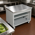 Thumbnail image #3 for Thurmaduke TST-46PG Mobile Solid Top Utility Counter, 46 x 32 x 36 Inches