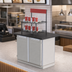 Thumbnail image #3 for Metro2Go Countertop To-Go Order Pick-Up Station with Sign and 2 Shelves
