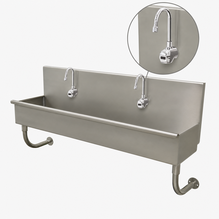 Product image #3 for Advance Tabco Single-Station Wall-Mounted Hand Wash Sink with Electronic Faucet