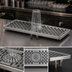 Thumbnail image #3 for Perlick 6000 Series 28-Inch Surface-Mount Drainer with Built-In Center Rinser, Stainless Steel