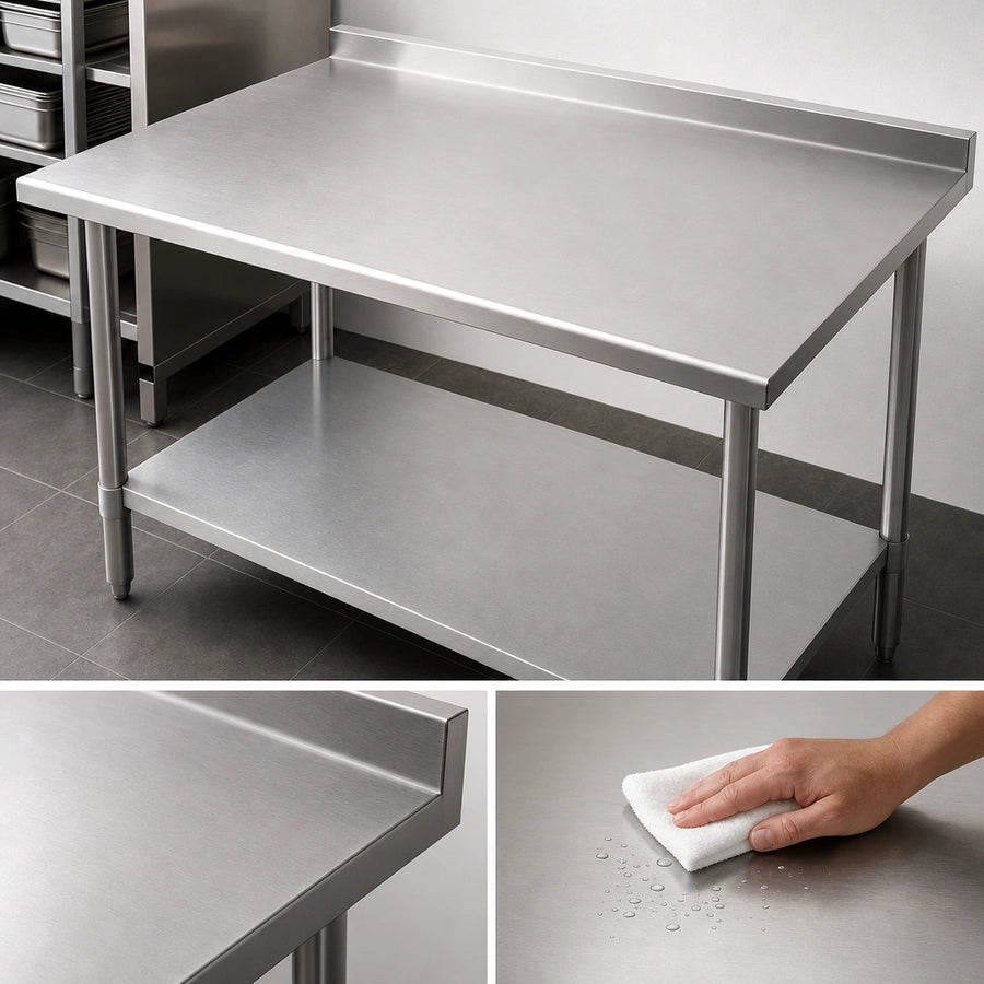 16 Gauge 300 Series Stainless Steel Top