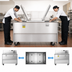 Thumbnail image #3 for Atosa Double-Sided Refrigerated Milk Cooler Cart, 12-Crate Capacity, Stainless Steel, 115V