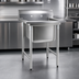 Thumbnail image #3 for Eagle Group 314 Series 56-Inch 1-Compartment Stainless Steel Sink with Left and Right Drainboards