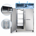 Thumbnail image #3 for Continental Refrigerator 2FNSAPT Two-Section Pass-Thru Freezer with Solid Doors