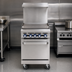 Thumbnail image #3 for Imperial Pro Series 24-Inch Gas Range with 24-Inch Griddle Top, Cabinet Base, and Hi-Shelf Backriser