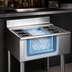 Thumbnail image #3 for Eagle 1800 Series 24 x 20 Inch Underbar Cocktail Unit with 12-Inch Insulated Ice Bin and 6 Bottle Wells