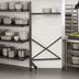 Thumbnail image #3 for Metro SmartLever 86-3/8 Inch High Cantilevered Shelving Add-On Kit for 48W x 24D Shelves