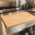 Thumbnail image #3 for Boos Block Northern Hard Rock Maple Blended Edge Grain Kitchen Countertop, 72 x 30 x 1-1/2 Inch, Oil Finish