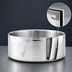 Thumbnail image #3 for American Metalcraft 220 oz. Hammered Stainless Steel Double Wall Serving Bowl, 12 Inch Round