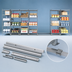 Thumbnail image #3 for Metro qwikTRAK HD 2-1/2 Ft Track Set for Stationary Shelf Runs