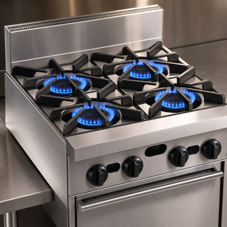 Product image #3 for Jade Bistro JBR-8-M 48-Inch Gas Modular Restaurant Range with 8 Open Burners