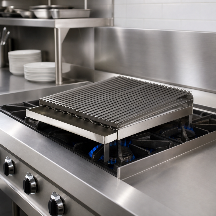 Product image #3 for Rocky Mountain 24" x 24" Portable Broiler with 1/4" Steel Rod Grid