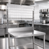 Thumbnail image #3 for John Boos Stainless Steel Table-Mount Meat Boat Rack, 108 x 12 x 25 Inches