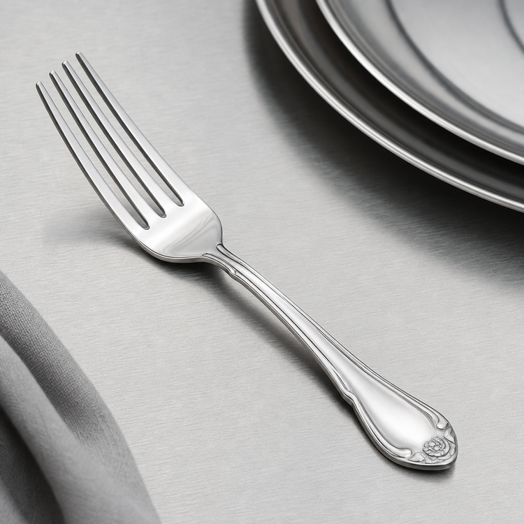 Product image #3 for Concord Medium Weight Vibro Finish 18/0 Stainless Steel Dinner Fork