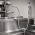 Thumbnail image #3 for T&S Brass B-0160 Deck-Mount Single-Hole Pre-Rinse Mixing Faucet with 44-Inch Hose and 1.15 GPM Spray Valve