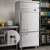 Thumbnail image #3 for Beverage-Air P-Series One-Section Reach-In Refrigerator, 21.01 Cu. Ft., 2 Lockable Solid Half Doors, Top-Mounted Self-Contained