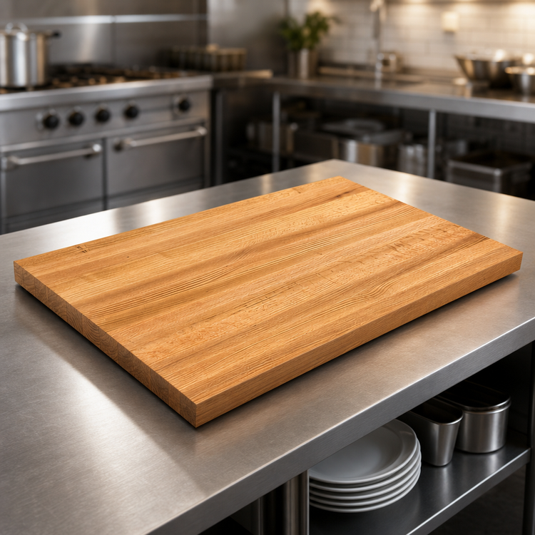 Product image #3 for John Boos Appalachian Red Oak Edge Grain Island Countertop, 48" x 42", 1-1/2" Thick, Varnique Finish