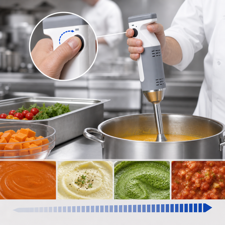Product image #3 for MiniPro MX070.15 Hand-Held Variable Speed Immersion Blender with 6.5-Inch Detachable Stainless Steel Shaft