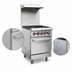 Thumbnail image #3 for 24-Inch Commercial Gas Range with 4 Open Burners and Standard Oven
