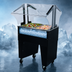 Thumbnail image #3 for Advance Tabco Triumph (Supreme) Ice-Cooled Portable Food Buffet Table, 2-Pan, Open Base