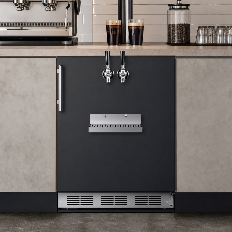 Product image #4 for Summit Appliance 24-Inch Front Tap Built-In Cold Brew Coffee Kegerator, 5.3 Cu. Ft.