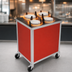 Thumbnail image #3 for Atlas Metal MEPD4H-12 Heated Mobile Plate Dispenser, 4-Tube, Enclosed