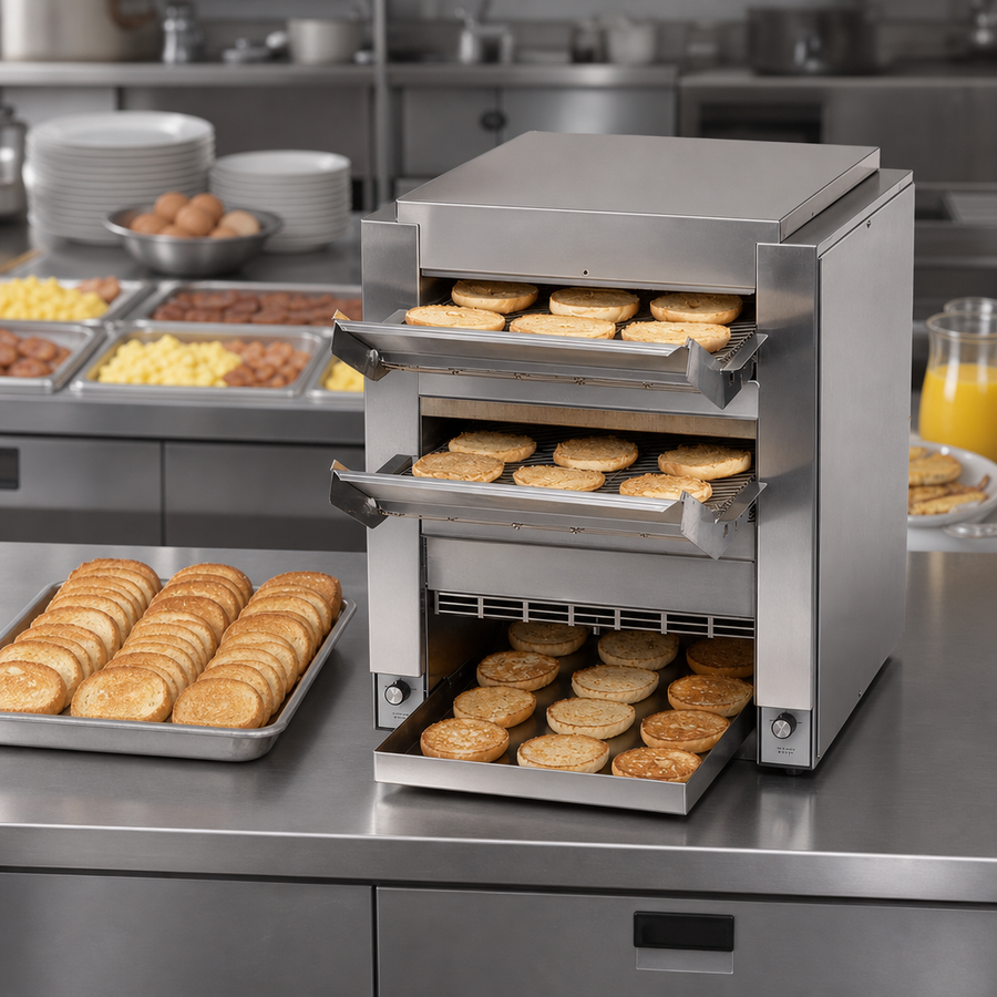 High-Volume Toasting Output
