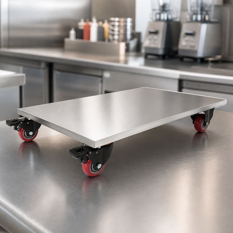 Product image #3 for Spaceman USA Stainless Steel Dolly for Countertop Frozen Beverage Machines