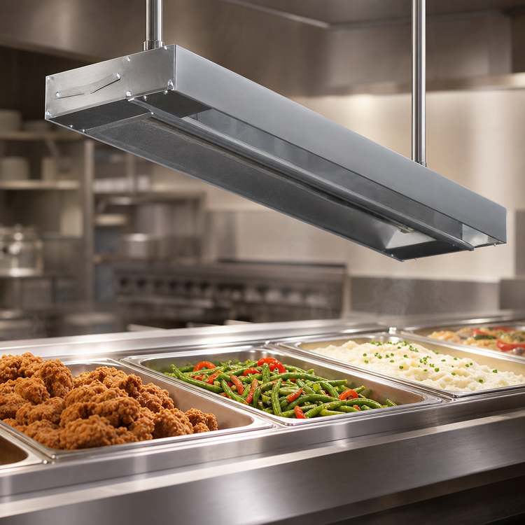 Product image #3 for Eagle RedHots 84-Inch Single Rod-Type Unlighted Remote Strip Heat Lamp, 208V