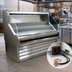 Thumbnail image #3 for Howard-McCray Ovation Series 39-Inch Remote Open Merchandiser with Straight Plexi, Stainless Steel, 44-Inch High
