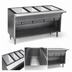 Thumbnail image #3 for Spec-Master Natural Gas 4-Well Hot Food Table, 63-1/2 Inch Wide, Enclosed Base, 8-Inch Cutting Board
