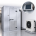 Thumbnail image #3 for Kold-Front Indoor Floorless Walk-In Cooler with Remote Refrigeration, 12' x 6' x 8'6.25