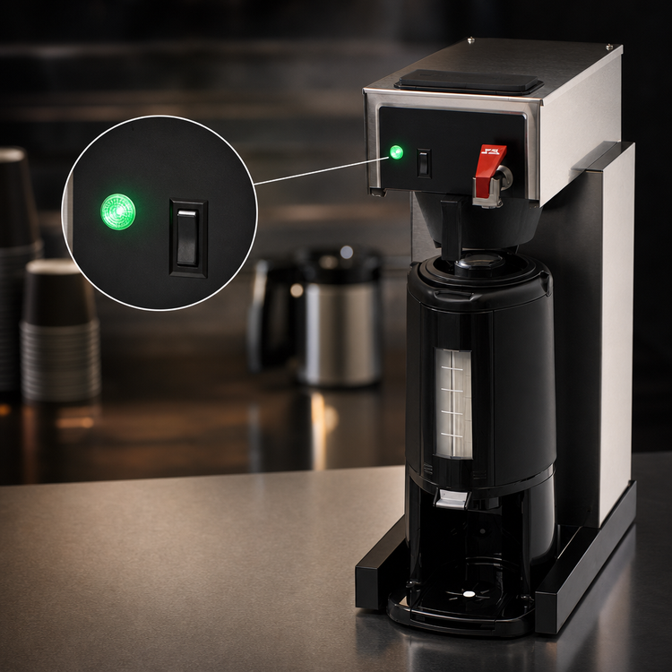 Product image #3 for Gourmet 1000 Automatic Fill Thermal Coffee Brewer with Hot Water Faucet, Single Brewer, 120V