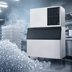 Thumbnail image #3 for Hoshizaki KM-1601SWJ Stackable Water-Cooled Crescent Cube Ice Maker, 48 Inch Wide, Self-Contained